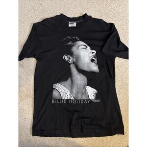 1991 Billie Holiday Vintage T-shirt Near Deadstock Large 21x31